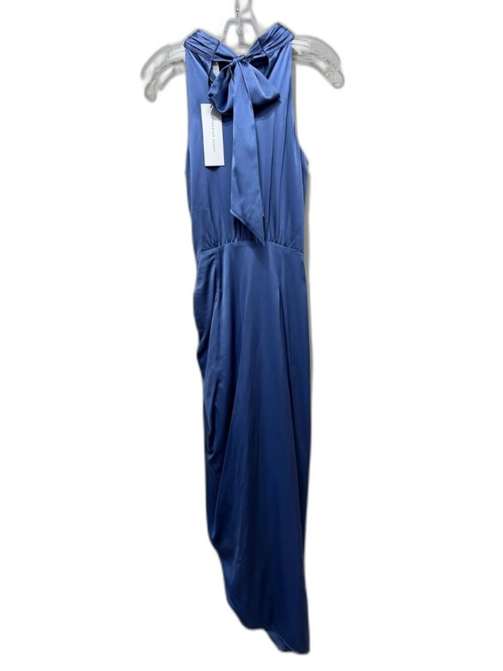 Veronica Beard Gabriella Silk Ruched Midi Dress NWT Size 4 - Picture 9 of 9